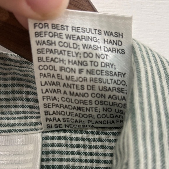 Vtg Casey&Max Fall Leaves Embroidered Top Seersucker Size M Thanksgiving - Picture 3 of 6